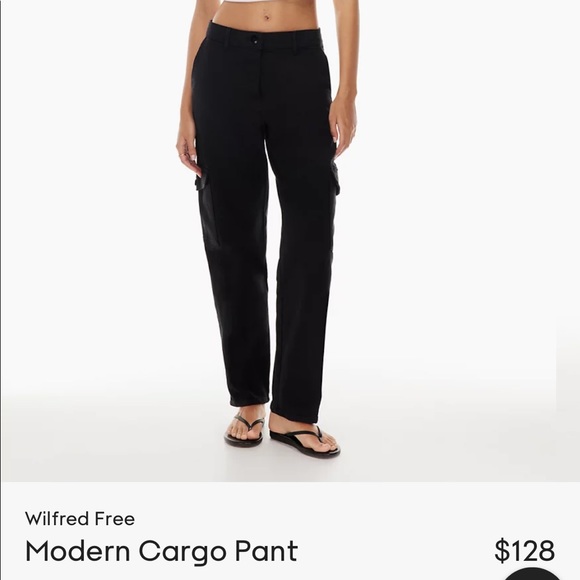 Aritzia Wilfred Modern Cargo Pants (Black, Size 2) - Picture 1 of 6